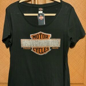 Harley-Davidson Black Tee with Iconic Logo